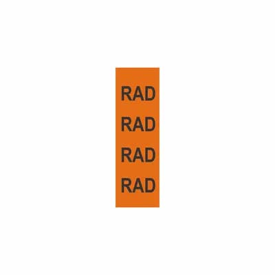 Fita Adesiva 1/4 RAD Laranja / Preto