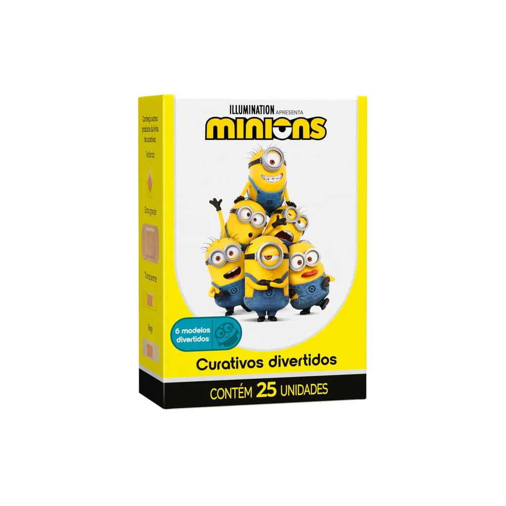 Curativos Flexíveis Minions Cremer C/ 25UN