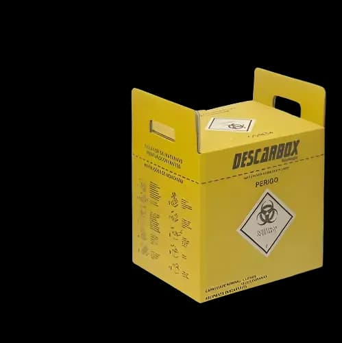 Coletor de Material Perfurocortante 13L C/20UN Amarelo Premium 409