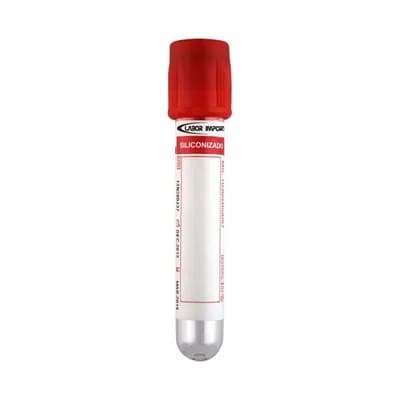 Tubo a Vácuo para Coleta de sangue Com Ativador de Coágulo 4 ml 100 Unidades (Tampa Vermelha) - Bd