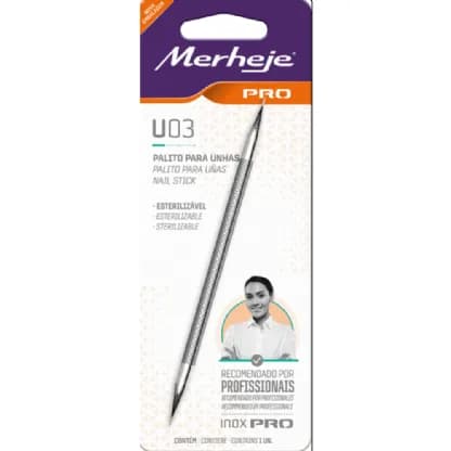 Palito Inox Para Unhas Profissional C/ 1Un 20010152