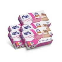 Kit 5 Caixas Luva Para Procedimento Nitrílo Sem Pó Rosa