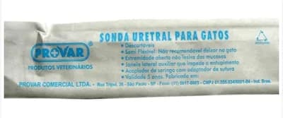 Sonda Uretral para Gatos Mole com Mandril Auxiliar (Tom Cat) - Provar