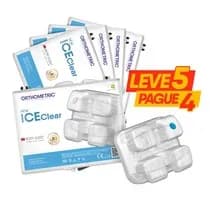 Kit Promocional Bráquete Cerâmico New Ice Clear Roth 0,022