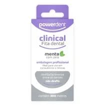 Fita Dental Encerado Menta 300m - Powerdent