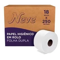 Papel Higiênico Folha Dupla Rolo - NEVE