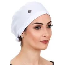 Gorro Bandana Feminino Branco - Dana Jalecos Exclusivos