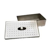 Estojo Para Esterilização Inox Perfurado 30x16x8cm