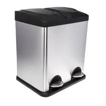 Lixeira de Inox Duo Coleta 30L