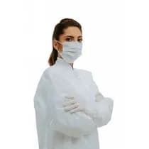 Avental TNT Manga Longa 30GR Branco - SP Protection