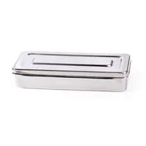 Estojo Inox Liso 18x8x3cm