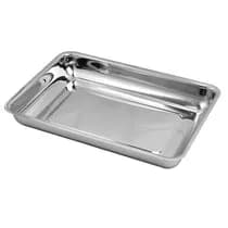 Bandeja de Inox Lisa para Esterilização 30x20x4cm