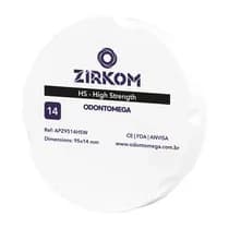 Disco de Zircônia ZirkOM ZZ HS 14mm