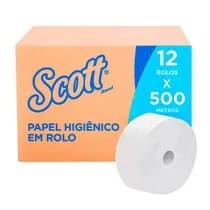 Papel Higiênico Folha Simples Rolo Jumbo