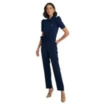 Macacão Feminino Luisa Azul Marinho