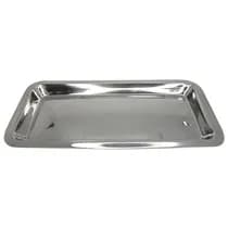 Bandeja para Esterilização Inox Lisa Autoclavável 22x9x1,5cm