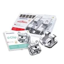 Kit Promocional Bráquete Metálico Advanced Roth 022 100 casos + 1 Kit Bráquete de Aço Autoligado U-Clip Roth 022