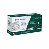 Kit Bráquete Cerâmico Iceram-P 0,022 5 Casos + Adesivo E Primer
