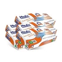 Kit 5 Caixas Luva Para Procedimento Nitrílo Sem Pó Azul