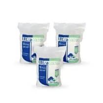 Kit com 3 unid. de Compressa de Gaze 9 fios 7,5 x 7,5 cm