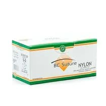 Fio de Sutura Nylon 5-0 3/8 2,0cm - 45cm