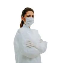 Avental TNT Manga Longa 20G Branco