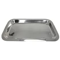 Bandeja para Esterilização Inox Lisa Autoclavável 22x12x1,5cm
