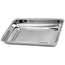 Bandeja para Esterilização Inox Lisa Autoclavável 30x20x4cm