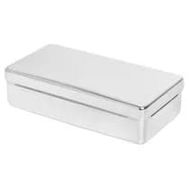 Estojo para Esterilização Inox Liso 20x10x5cm Econox - Fami