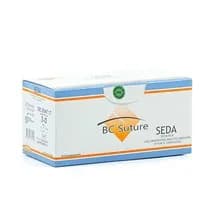 Fio de Sutura Seda 1/2 1,7cm - 45cm - BC Suture