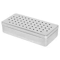 Estojo em Inox Perfurado Econox 32x16x8cm
