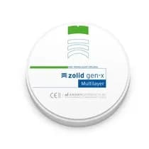 Disco de Zircônia para CAD/CAM Zolid Gen-X 98x25