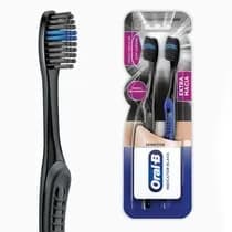 Escova Dental Indicator Plus Extra Macia 35 Black 2Unid - ORAL-B