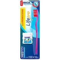 Kit Escova Dental Life Pro e Fio Dental Slide Pro Menta - Medfio