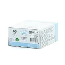 Fio Cirúrgico Seda Preto 1/2 COR 1,7cm - Bioline Fios