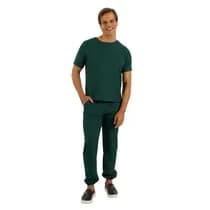 Pijama Cirúrgico Masculino Versatile Verde Escuro
