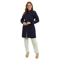 Jaleco Feminino Versatile Azul Marinho