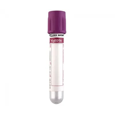 Tubo a Vácuo para Coleta de sangue 4ML 100 Unidades (Tampa Roxa) - Bd
