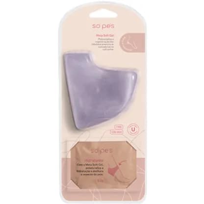 Meia Calcanhar Soft Gel Pacote com Par