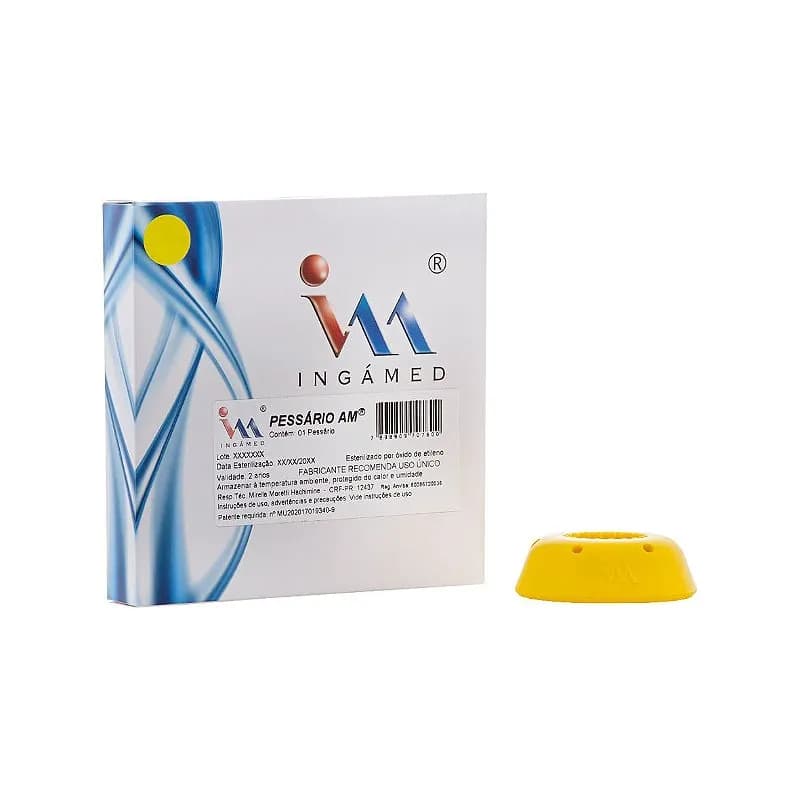 Pessário Obstétrico – Pessário AM Amarelo da Ingámed - Unidade
