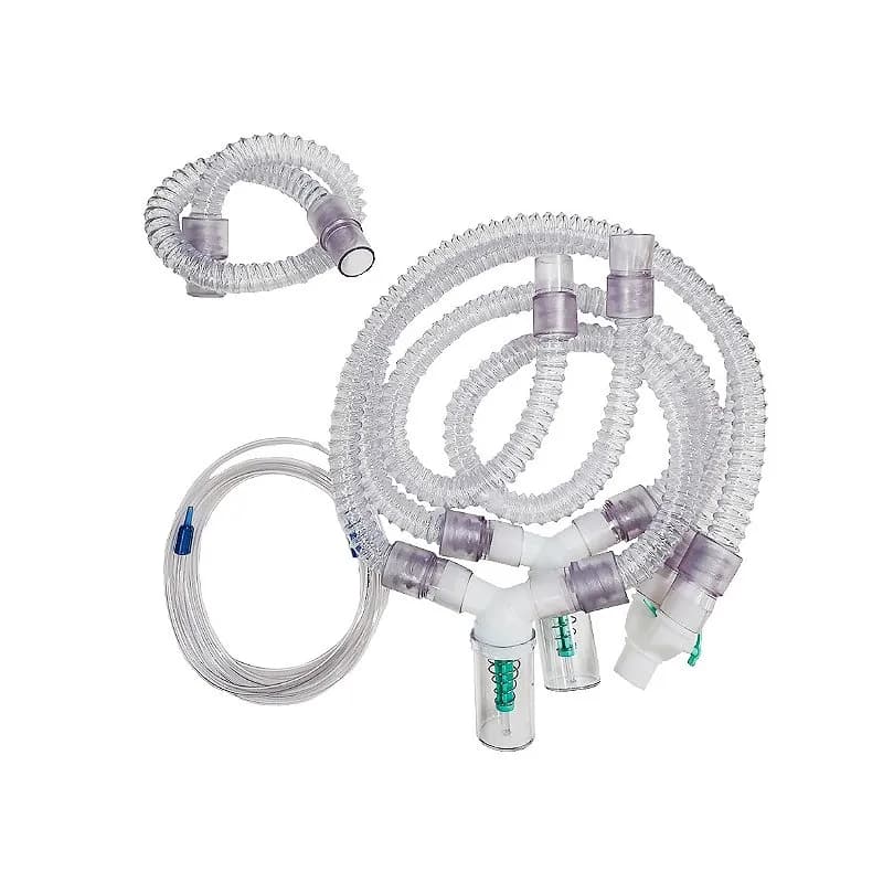Circuito Adulto de Ramo Duplo com Conector Y e Dreno em PVC da Ventcare - Unidade