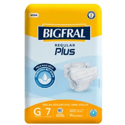 Fralda Bigfral Plus TAM G PCT C/7UN - 20388-1