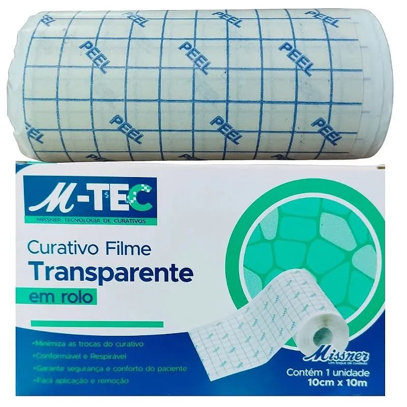 Curativo Filme Transparente M-tec 10cm x 10m - Missner