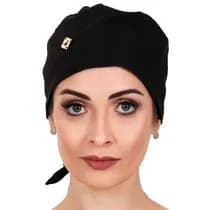 Gorro Bandana Unissex Preto - Dana Jalecos Exclusivos
