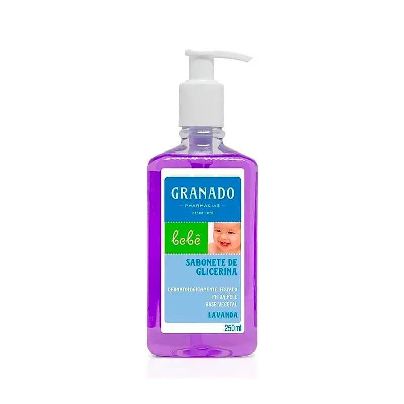 Sabonete Líquido para Bebê de Glicerina, Lavanda de 250ml da Granado - Unidade