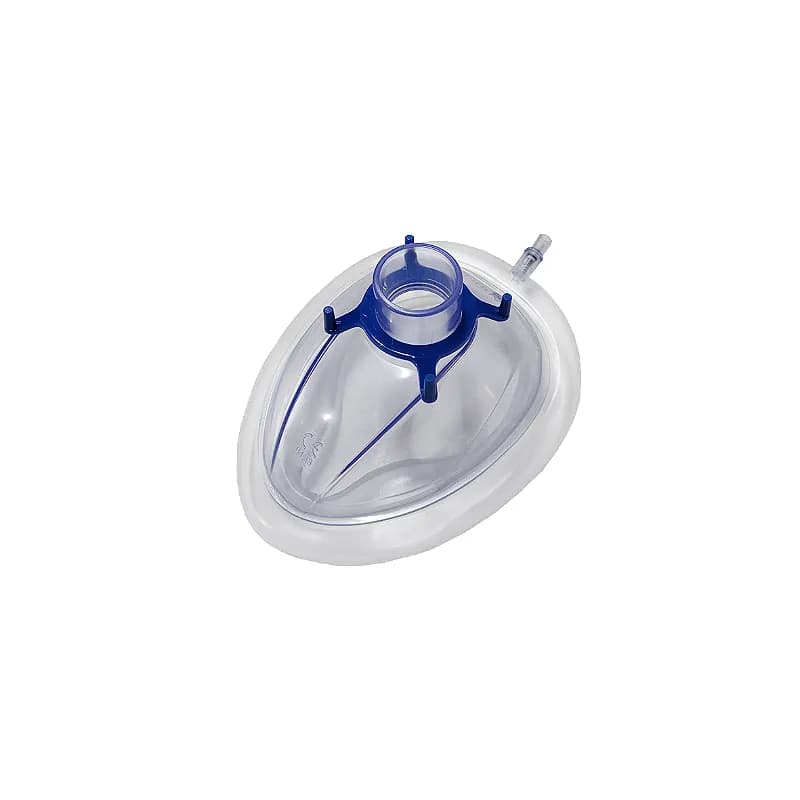 Máscara Vinil em Silicone, Facial para Anestesia, Tamanho Adulto nº 5, Inflável da Ventcare - Unidade