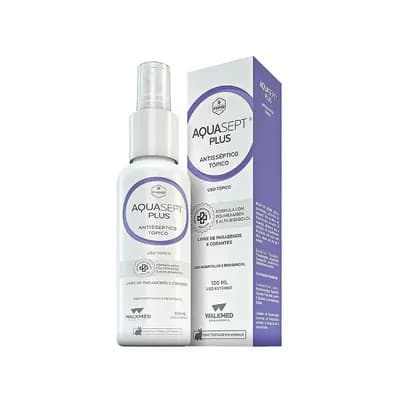 AQUASEPT PLUS, Solução Aquosa para Higienização da Pele com Polihexanida PHMB da Walkmed - Unidade