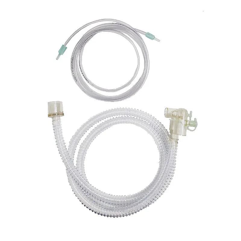 Circuito Respiratório Infantil de Ramo Duplo com Conector Jackson em PVC da Vetcare - Unidade