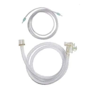 Circuito Respiratório Infantil de Ramo Duplo com Conector Jackson em PVC da Vetcare - Unidade