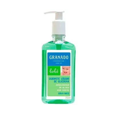 Sabonete Líquido para Bebê de Glicerina, Erva Doce de 250ml da Granado - Unidade